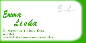 emma liska business card